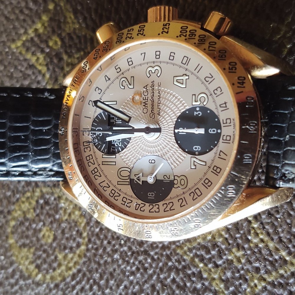 Omega Speedmaster Rose Gold Watch